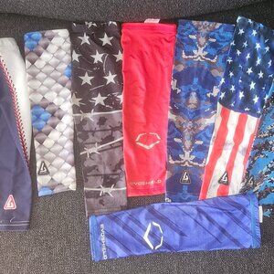 EvoShield and Driven Sports Baseball Sleeves - 8 total